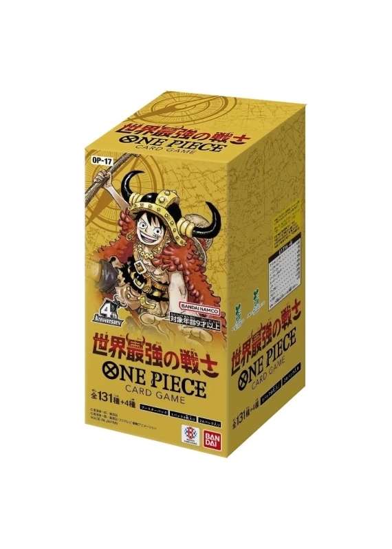 Display de 24 boosters One Piece Card Game OP-17 The World's Strongest Warriors